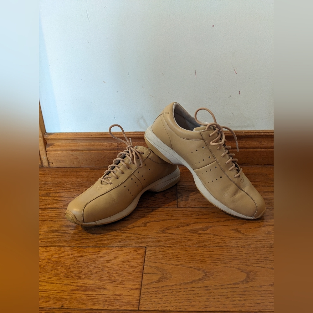 Leather Rockport Beige Sneakers